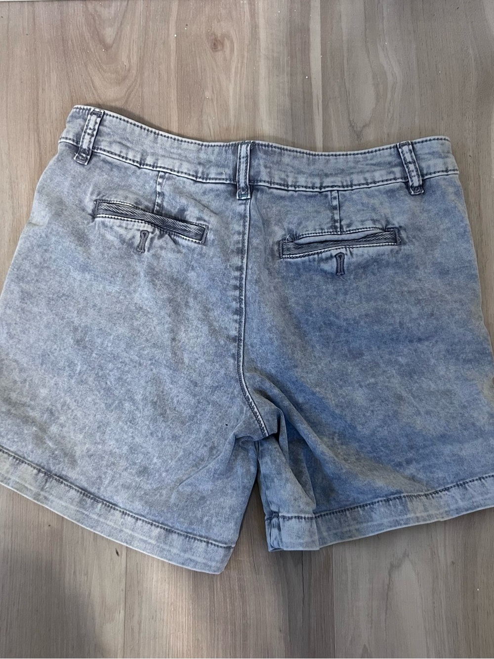 Anthropologie Chino acid wash gray shorts size 26 - Picture 5 of 6
